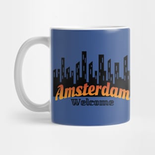 Welcome Amsterdam Netherlands Mug